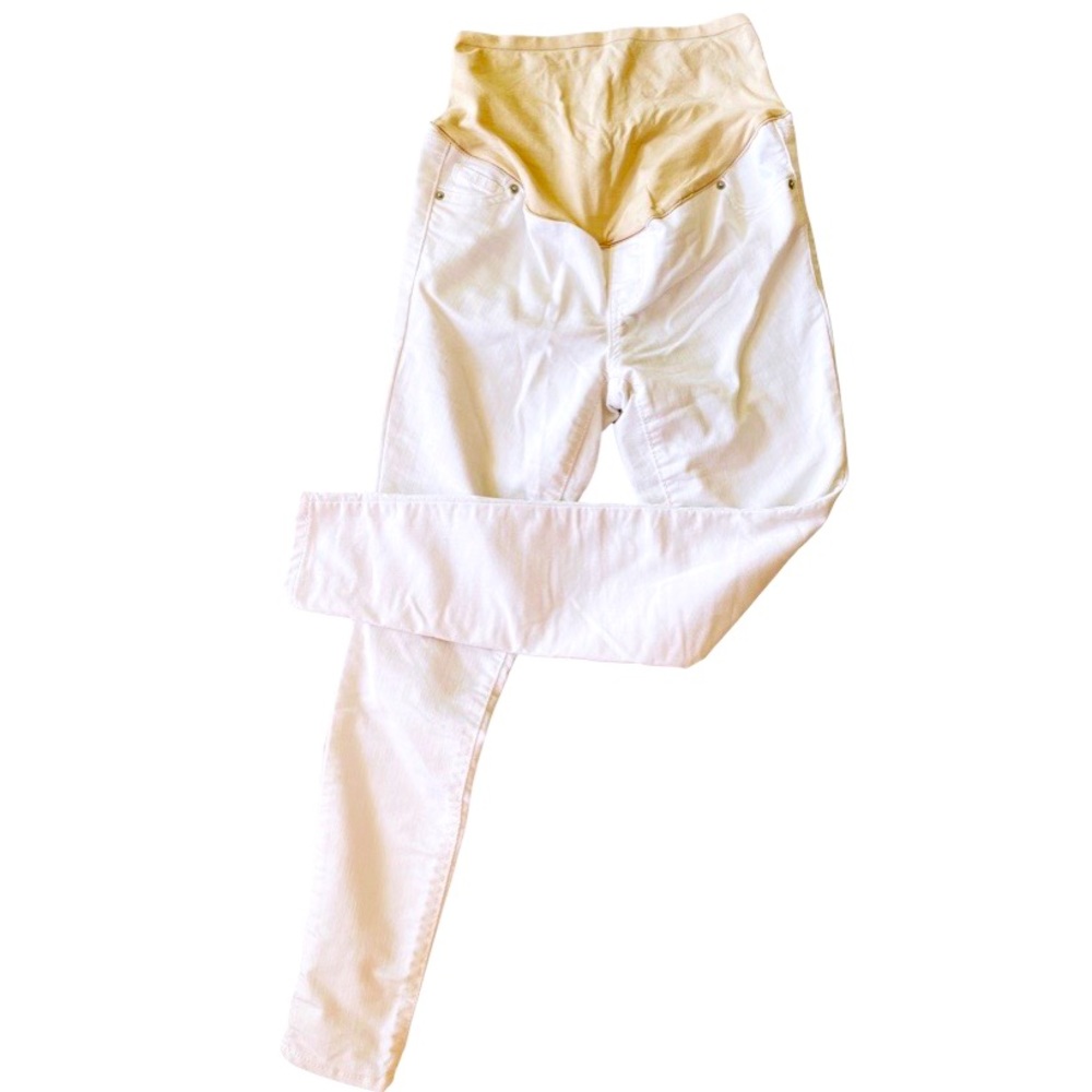 Size: 1 Regular Maternity White Skinny Jeans